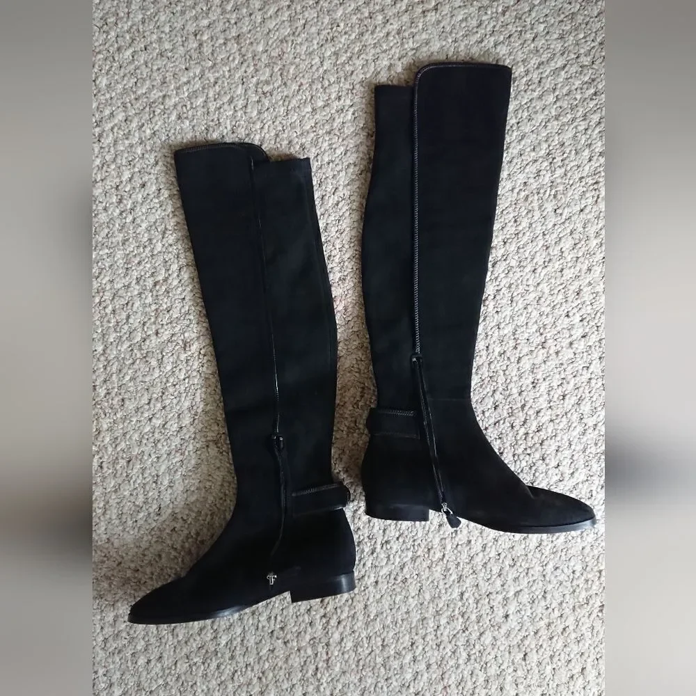 LK Bennett Delilah knee high suede boots size 6.5